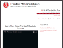 Tablet Screenshot of mandarinscholars.org